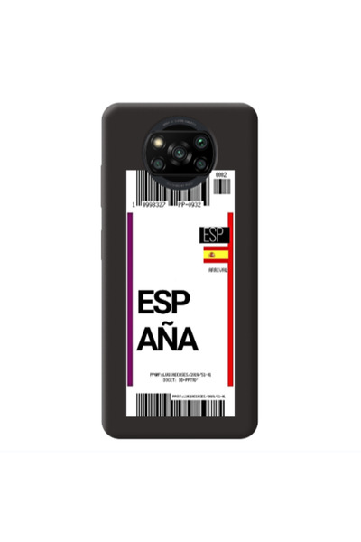 Other Xiaomi Poco X3 /X3 Pro Espana Arrival Black Colored Silicone TPU Θήκη