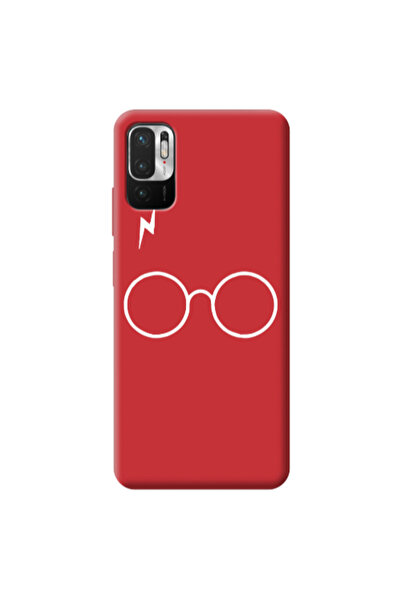 Other Xiaomi Redmi Note 10 Pro 5G glasses Red Colored Silicone TPU Θήκη