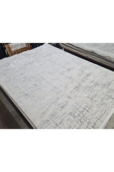 Çeyiz Diyarı Star Crazy Krem Gümüş Dikdörtgen Halı 160x230cm