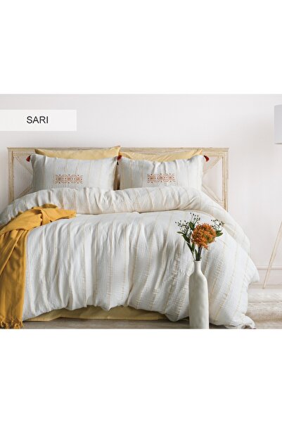 İGİ Good Night Istanbul Perr6E Double Bedding Set - Yellow
