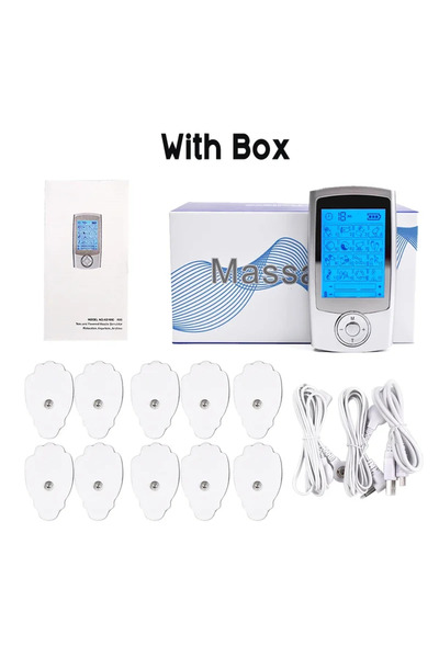 choice2 With Box 16 Mode TENS Machine EMS Muscle Stimulator USB Charging for ...