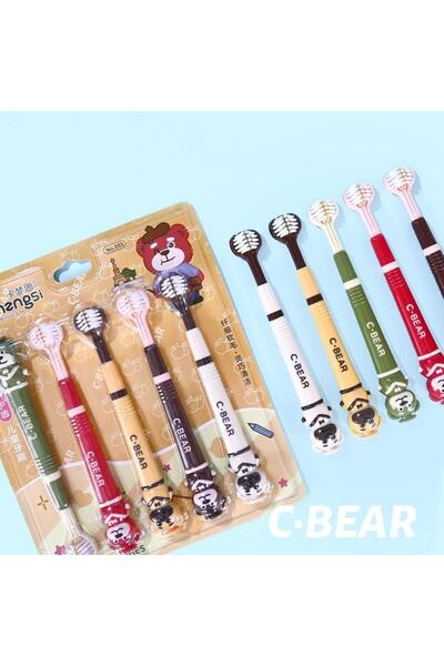 Choice New 5PCS Raised Tongue Coating Brush Soft Bristles Toothbrush Children...