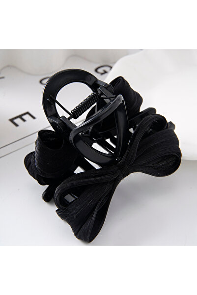 Choice1 black Ribbon Bow Hair Claw Hairpin HeaddressFashion Korea Sweet Barre...