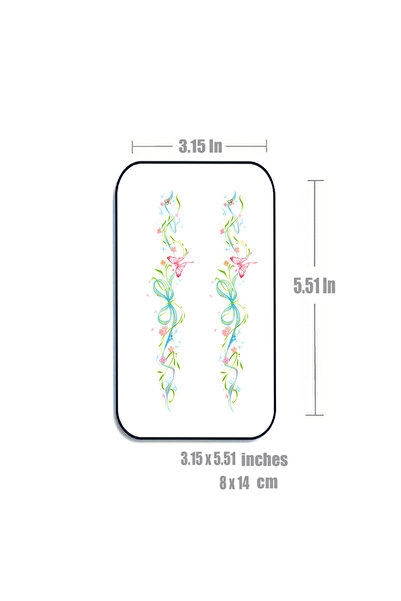 Choice CY022-0814L INKARTLINK Temporary Tattoo Stickers Waterproof Color Prin...