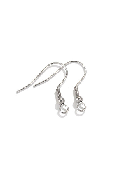 Choice1 JC197-S 50pcs/lot Stainless Steel Earring Hook Clasp Ear Wire Finding...
