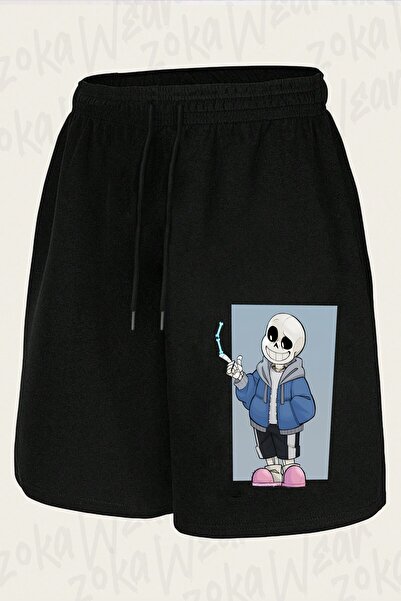 ZOKAWEAR Unisex Undertale Sans V15 Design Printed Shorts