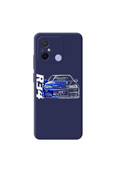 Other Xiaomi Redmi 12C Blue R34 Dark blue Colored Silicone TPU Θήκη