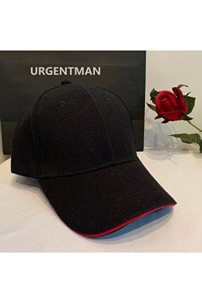 Choice1 54cm-62cm Black Red Unisex Cap Casual Acrylic Plain Baseball Cap Adju...