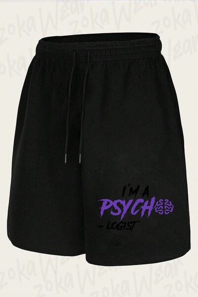 ZOKAWEAR Unisex Psychologist Design Printed Shorts