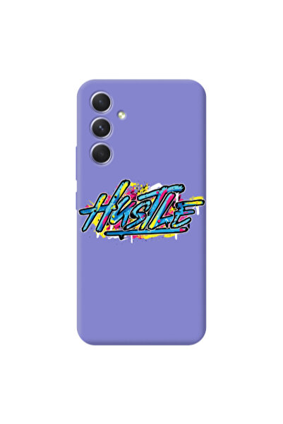 Other Samsung A56 Hustle Purple Colored Silicone TPU Θήκη