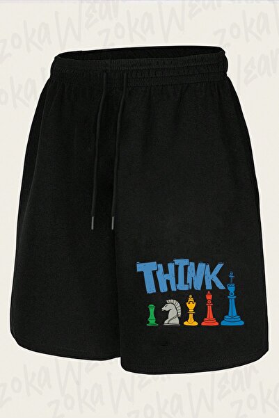 ZOKAWEAR Unisex Chess5 Design Printed Shorts