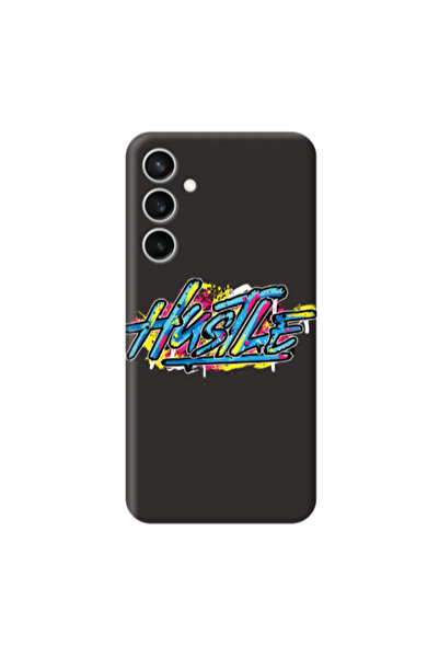 Other Samsung S24 Plus Hustle Black Colored Silicone TPU Θήκη