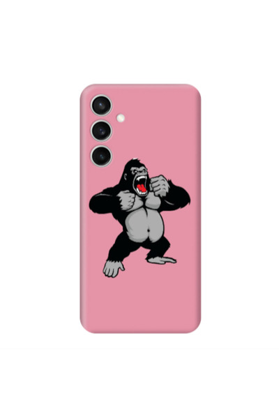 Other Samsung S23FE Angry Gorilla2 Pink Colored Silicone TPU Θήκη