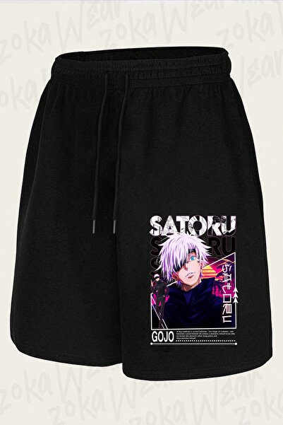 ZOKAWEAR Unisex Jujutsu Kaisen Gojo Satoru V13 Design Printed Shorts