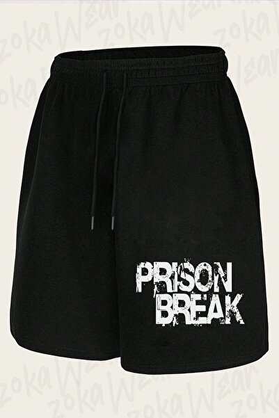 ZOKAWEAR Unisex Prison Break Logo Design Printed Shorts