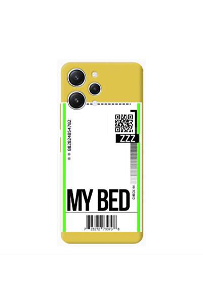 Other Xiaomi Redmi 12 My Bed ZZZ Yellow Colored Silicone TPU Θήκη