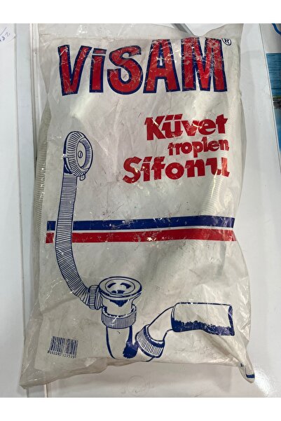 Visam Küvet Troplen Sifonu Ø50 mm – Beyaz Küvet Gider Sifonu – Dayanıklı PVC