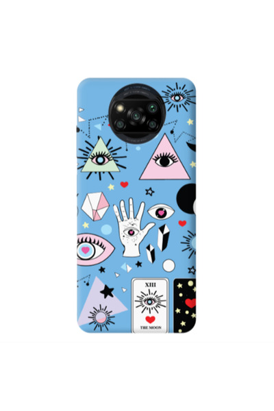 Other Xiaomi Poco X3 /X3 Pro Pyramid eyes Blue Colored Silicone TPU Θήκη