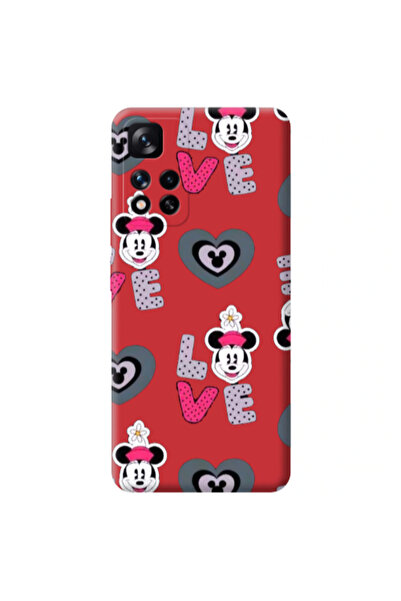 Other Xiaomi Redmi Note 11 Pro 5G Minnie Red Colored Silicone TPU Θήκη