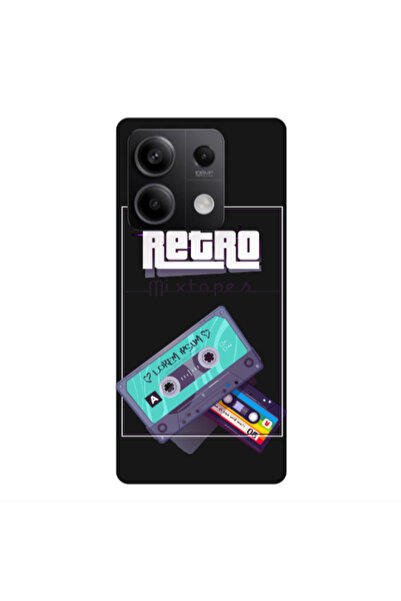 Other Xiaomi Redmi Note 13Pro 5G Mixtapes Black Colored Silicone TPU Θήκη