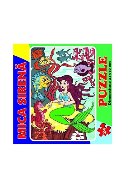 Arves Puzzle Mica Sirenă cu 24 de piese
