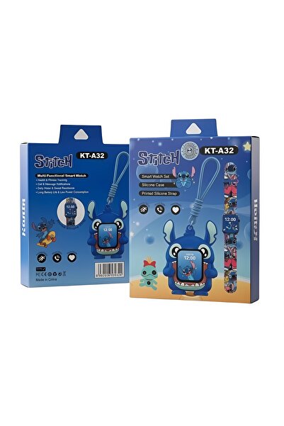 Generic Kt-A32 Popular Disney License Stitch Smart Watch Kids Cartoon Charact...