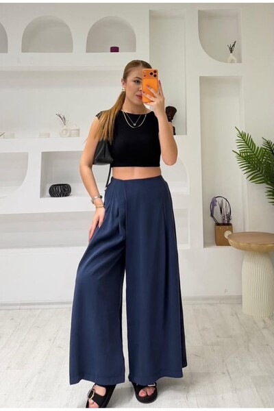 ebrusvnms Etek Görünümlü Rahat Giyim Pantalon