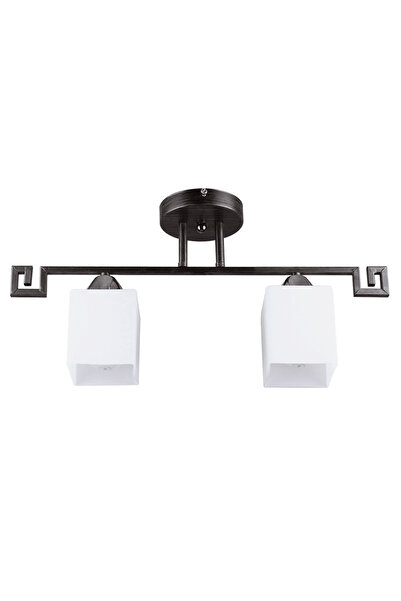 erstecup Lustra Elada Alb+Wenge 2xE27 60W, erstecup, LUSTRA/PENDUL DULIE