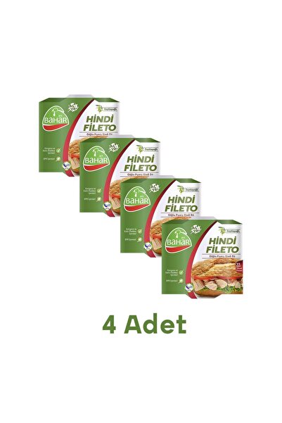 Bahar Hindi Pişmiş Hindi Fleto Zeytinyağlı Göğüs Eti 120x4