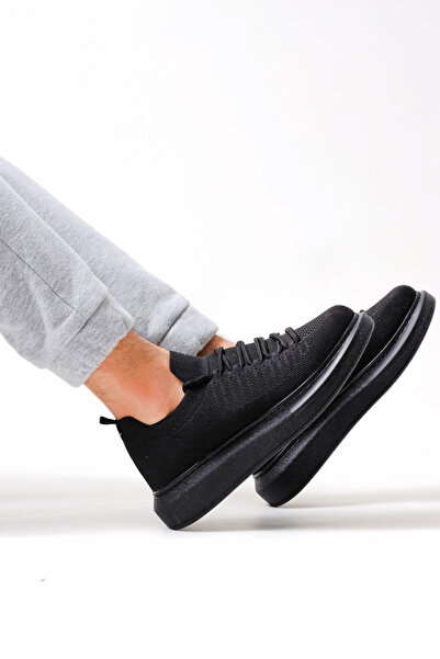 Aymood Mn307 - Rt Tricot Men's Shoes Black