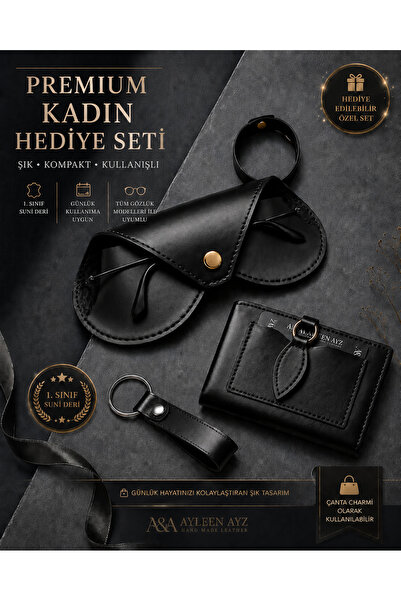 Ayleen Ayz Premium Women's Gift Set |   Wallet, Glasses Case, and Keychain in...