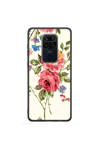Other Xiaomi Redmi Note 9 Violet and rose Black Glossy Θήκη