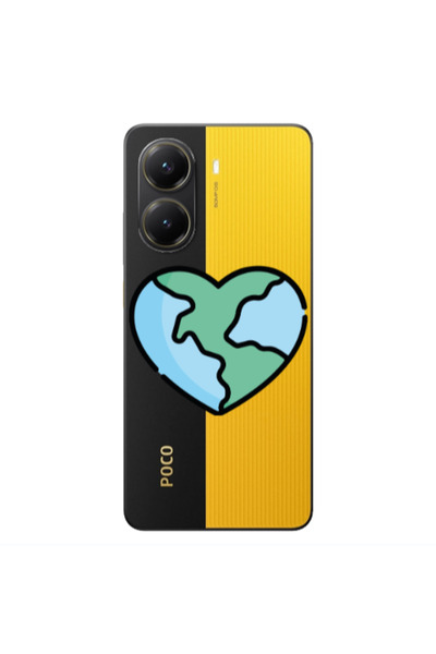 Other Xiaomi Poco X7 Pro World in my heart Transparent Silicone TPU Θήκη
