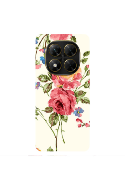 Other Xiaomi Poco X7 Violet and rose Transparent Silicone TPU Θήκη