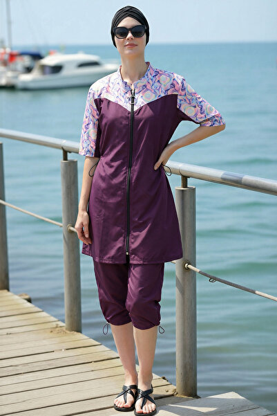 armonika 3-Piece Set Short Sleeve Fisherman Front Zipper Parachute Fabric Bur...