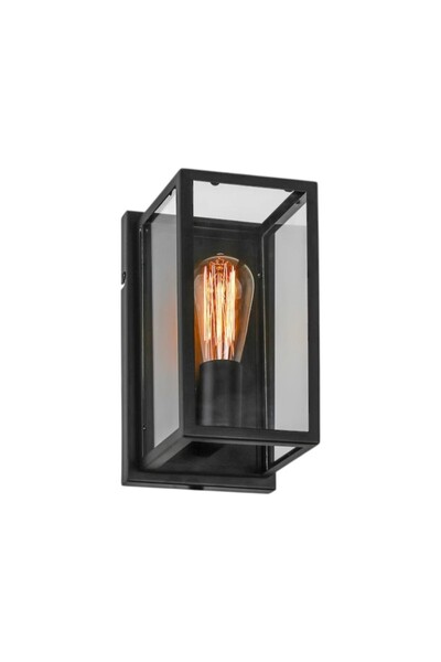 Rothoplast Aplica de perete E27, 60W, IP20, Negru mat