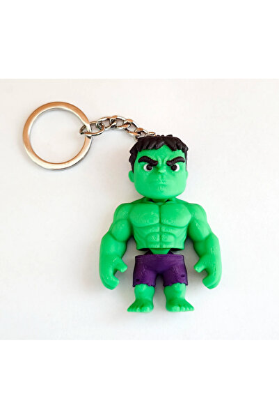 Bukalemun Shop Eklemli HULK Anahtarlık Çanta Süsü Charm