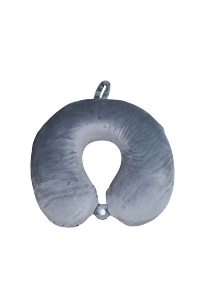 Tradesor Μαξιλάρι αυχένα ταξιδίου - Memory Foam - 718882 - Grey