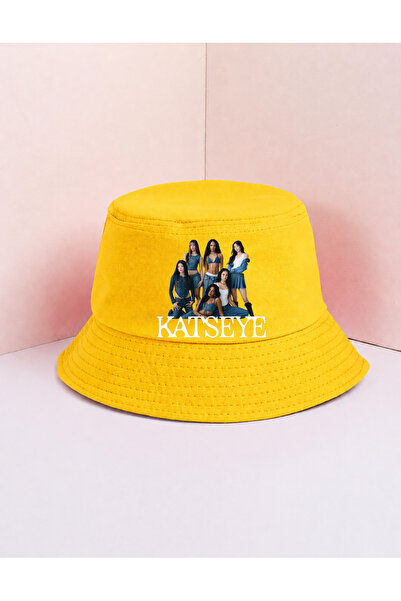 lovver Katseye Premium Printed 100% Cotton Bucket Hat