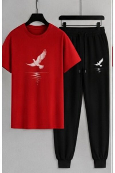 ship master Summer Collection New Arrival T-Shirt & Shorts Set Printed Patter...