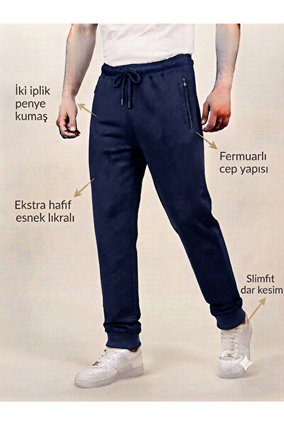 ATKGİYİM Atk Clothing Zipper Pocket Detailed Slim Fit Men's Sweatpants - Two ...