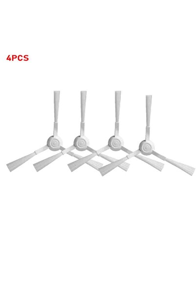 Choice1 white-4pcs Side Brush For Mijia LDS STYTJ02YM Conga 3490 Viomi V2 PRO...