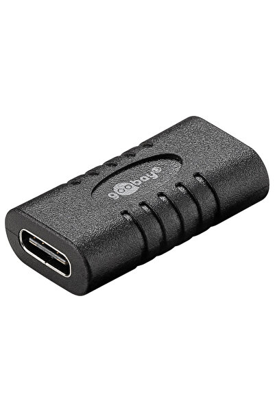 goobay αντάπτορας USB-C 45401, θηλυκό σε θηλυκό, 5Gbit/s, 60W, μαύρος