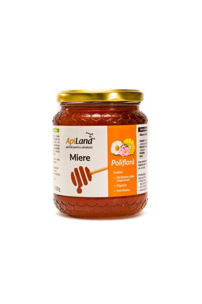 Apiland Miere Poliflora Cruda 500g