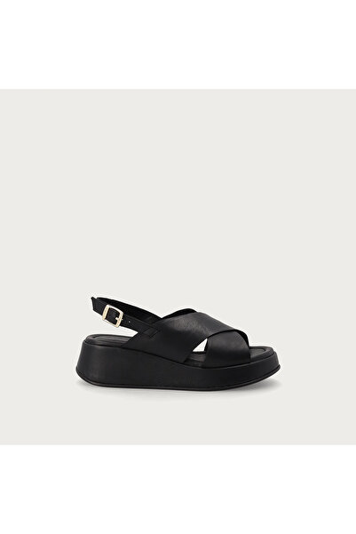 Frau Women's / Girls' Sandals 04m4 Leather Platform Sandals