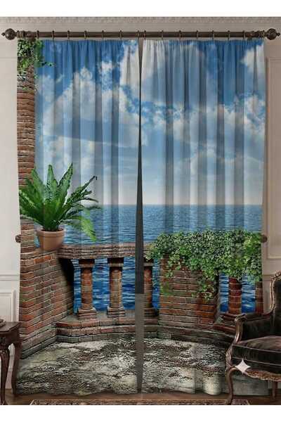 Elmas Dizayn Custom Made Brand Uhd Digital Printing 240*280 cm Double Wing Ba...