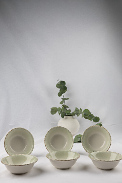 By Bone Porselen Rome 6’lı Porselen Çorba Kasesi 15 cm 350 cc | Bowl Salata v...