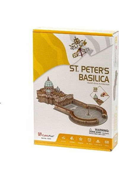 Cubic Fun Puzzle 3D Bazilica Sfântului Petru 68 Piese Cod: C244h