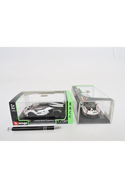 BBURAGO Lamborghini Essenza Scv12 Alb-Negru 1:32 Mașinuță de jucărie