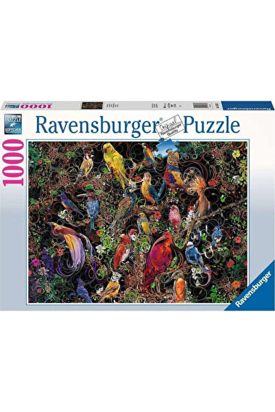 RAVENSBURGER Puzzle Artă cu Păsări 1000 Piese